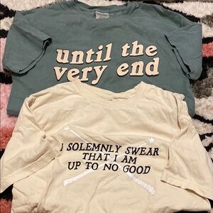 Lot of Two Harry Potter Tees